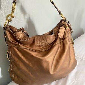 Coach Brown Leather Hobo Bag